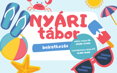 Május 26-27. Beiratkozás a nyári táborokba