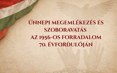 Október 23. Dunaföldvár emlékművel tiszteleg a hősök előtt